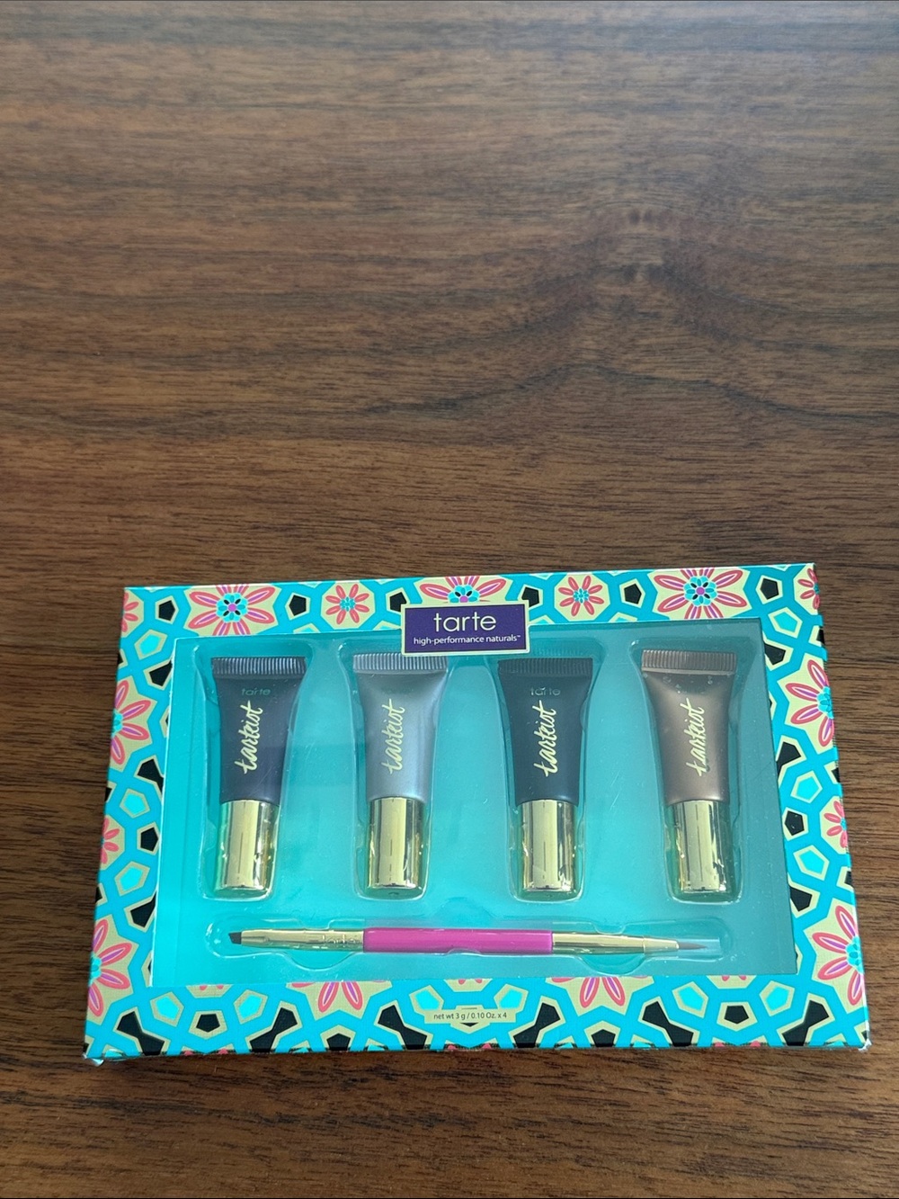 tarte Mini Skincare & Brush Set - Teal, Gold, Pink